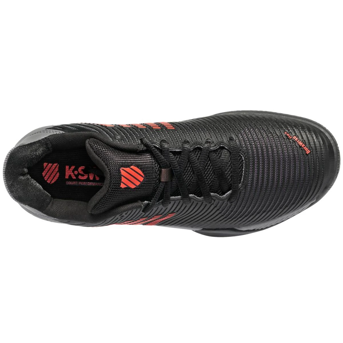 K-Swiss Hypercourt Express 2 Men's Tennis Shoe (Black/Grey/Orange) 4 K-Swiss Hypercourt Express 2 Men's Tennis Shoe (Black/Grey/Orange) - Image 4