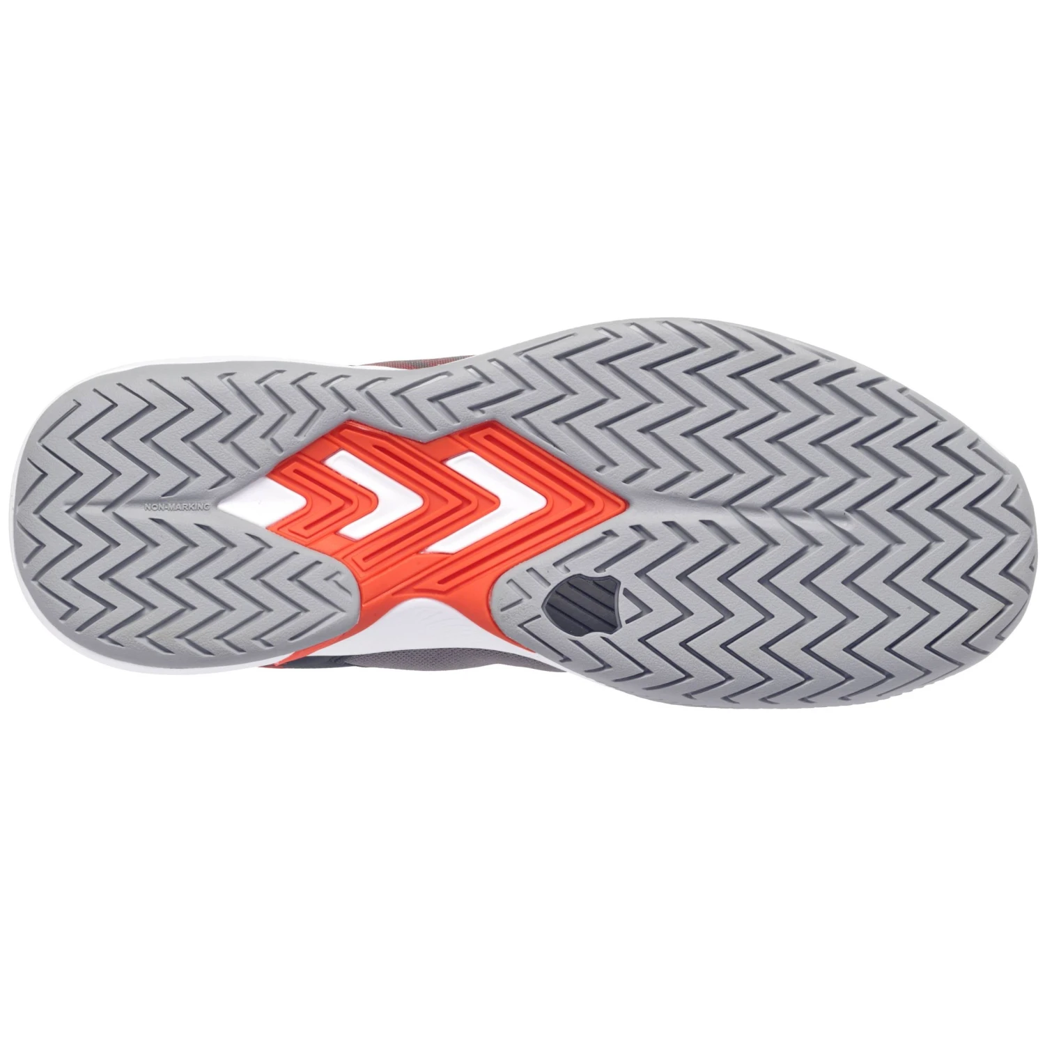 K-Swiss Ultrashot Team Men's Tennis Shoe (Grey/Black/Orange) 3 K-Swiss Ultrashot Team Men's Tennis Shoe (Grey/Black/Orange) - Image 3
