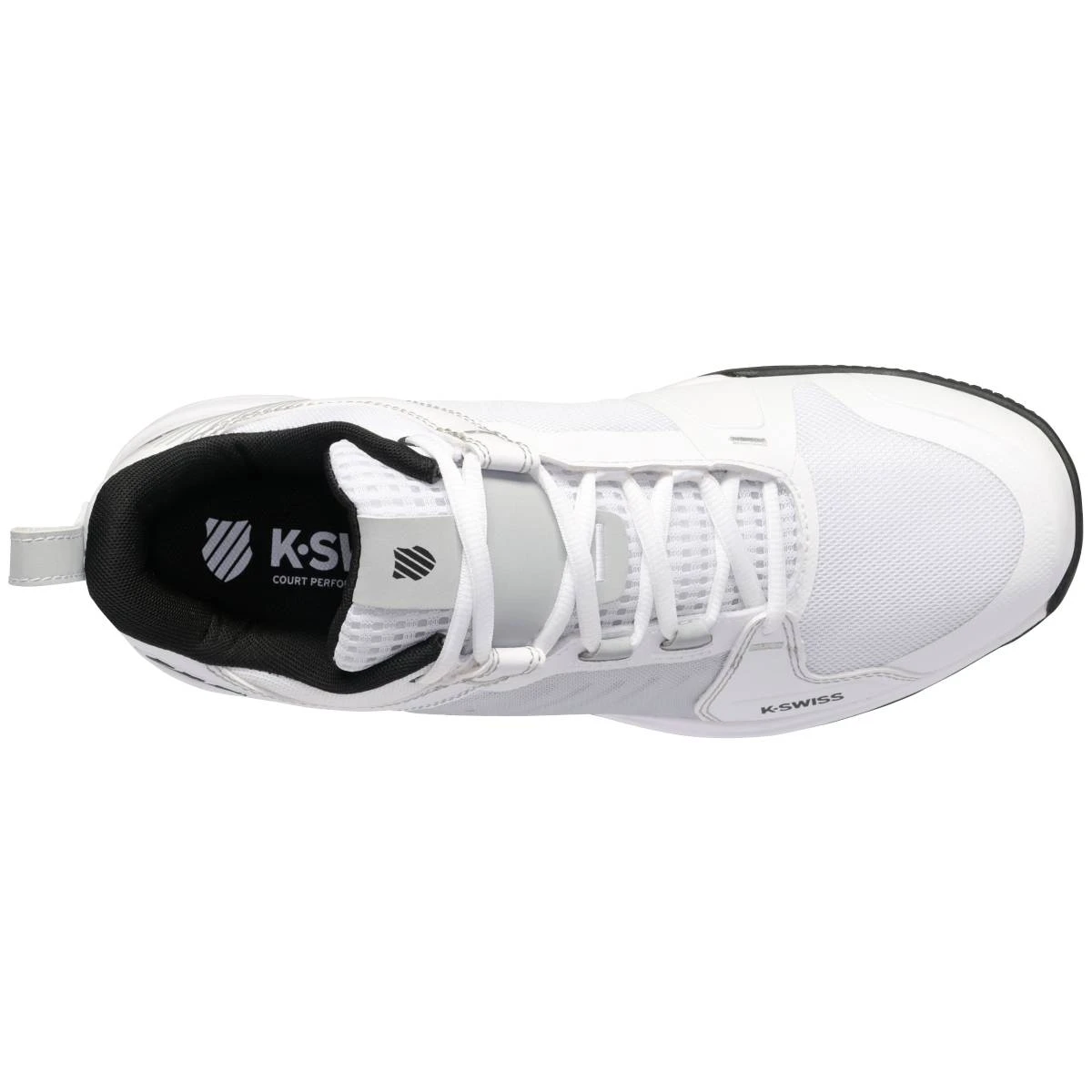 K-Swiss Ultrashot Team Men's Tennis Shoe (White/Black) 4 K-Swiss Ultrashot Team Men's Tennis Shoe (White/Black) - Image 4