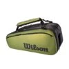 Wilson Blade V8 Super Tour 15 Pack Racquet Bag (Green/Black)