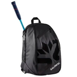 Salming Multi Sport Backpack Racquet Bag (Black) -Head Store 1159873 0101 with racquet