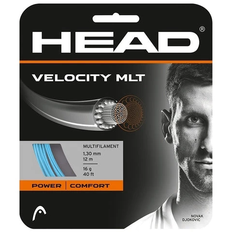 Head Velocity MLT 16/1.30 Tennis String (Blue) 1 Head Velocity MLT 16/1.30 Tennis String (Blue)