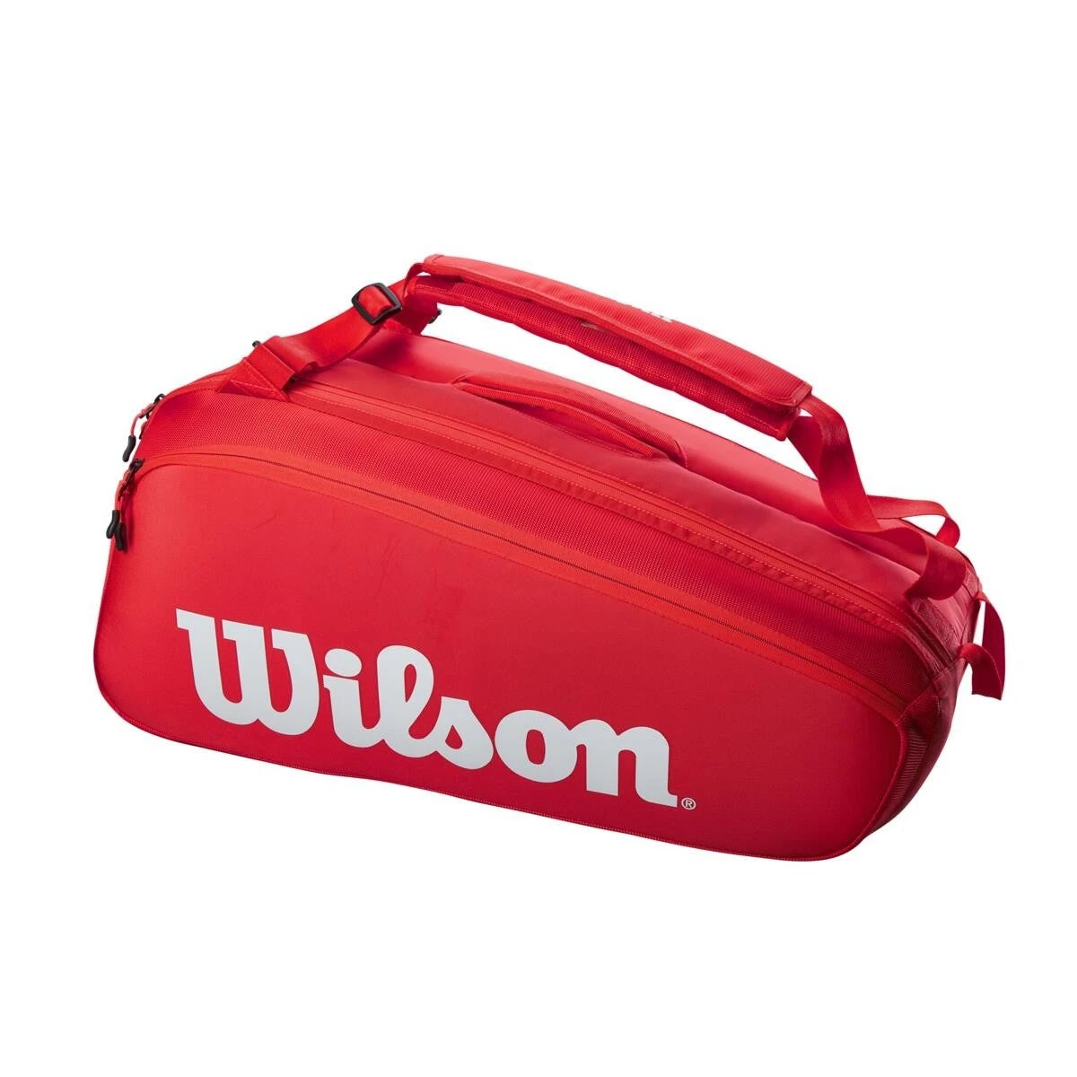 Wilson Super Tour 9 Pack Racquet Bag (Red) 2 Wilson Super Tour 9 Pack Racquet Bag (Red) - Image 2