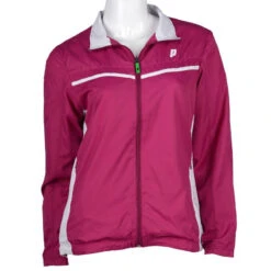 Prince Womens Warm Up Jacket (Berry)