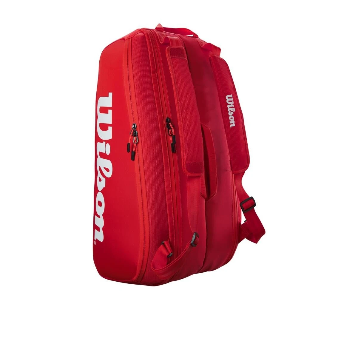 Wilson Super Tour 9 Pack Racquet Bag (Red) 3 Wilson Super Tour 9 Pack Racquet Bag (Red) - Image 3