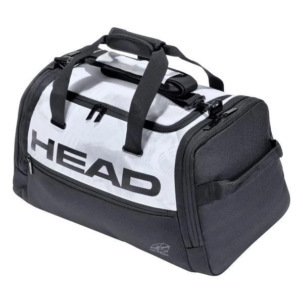 Head Novak Djokovic Duffel Bag (White/Black) 1 Head Novak Djokovic Duffel Bag (White/Black)