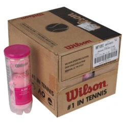 Wilson Intrigue All Court Pink Tennis Balls - 12 Can Case -Head Store 61EDyajaQkL. AC SL1001