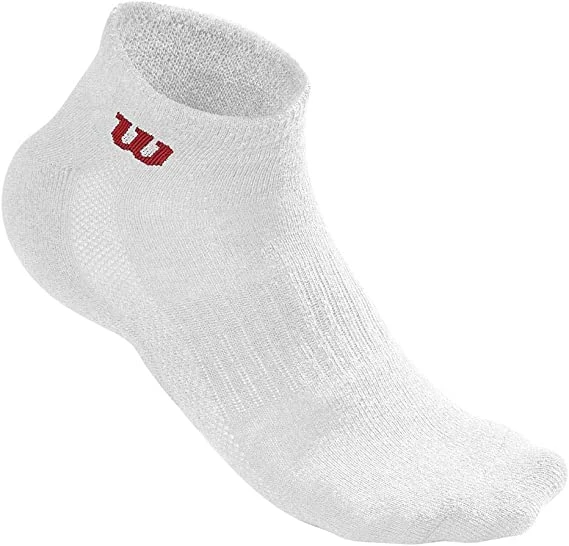 Wilson Men's Quarter Socks 3 Pack (White) 1 Wilson Men's Quarter Socks 3 Pack (White)