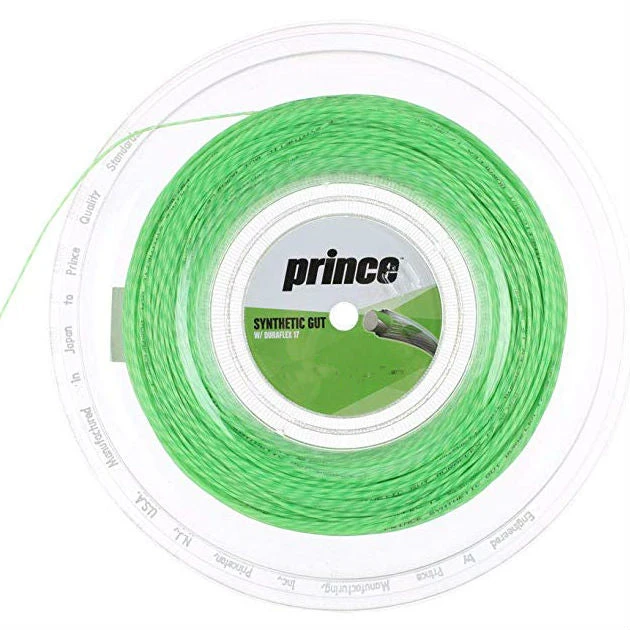 Prince Synthetic Gut 16/1.30 Duraflex Tennis String Reel (Green) 1 Prince Synthetic Gut 16/1.30 Duraflex Tennis String Reel (Green)