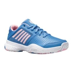 K-Swiss Court Express OMNI Junior Tennis Shoe (Blue/Pink/White) -Head Store 86609 454.01