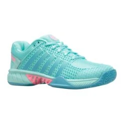 K-Swiss Express Light Women's Pickleball Shoe (Mint/Pink) -Head Store 96563 436.01