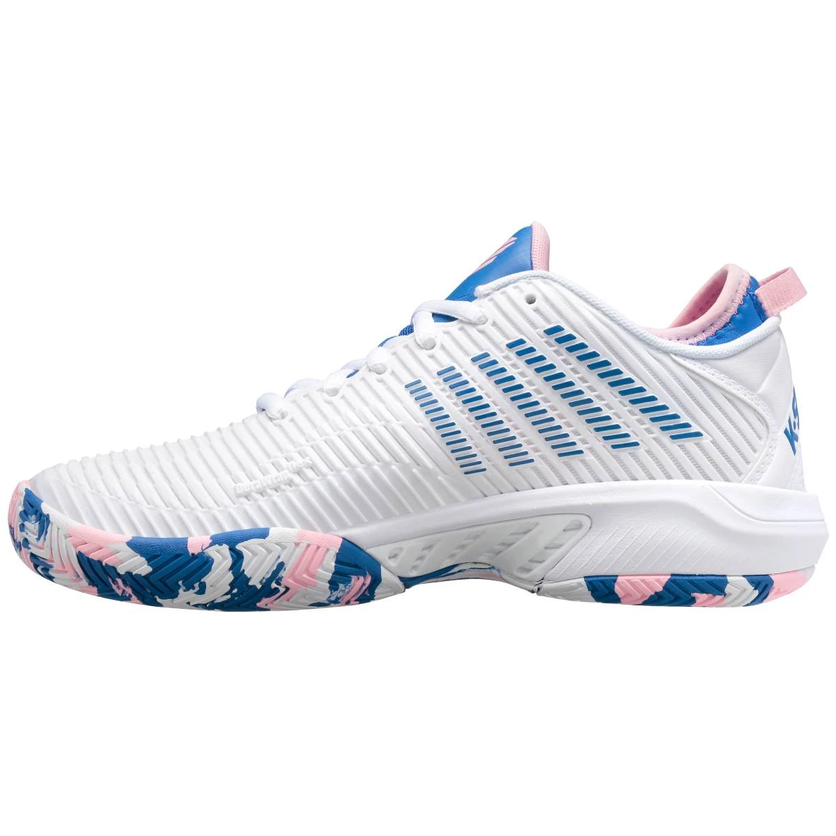 K-Swiss Hypercourt Supreme Women's Tennis Shoe (White/Star Sapphire/Orchid Pink) 2 K-Swiss Hypercourt Supreme Women's Tennis Shoe (White/Star Sapphire/Orchid Pink) - Image 2