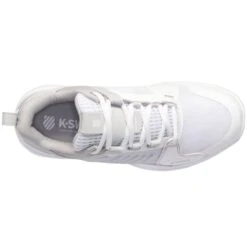 K-Swiss Ultrashot Team Women's Tennis Shoe (White/Lunar Rock/Silver) -Head Store 97395 914.06