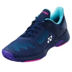 Yonex Power Cushion Sonicage 2 Women's Tennis Shoe (Navy/Blue Purple) -Head Store AC SL1365 1