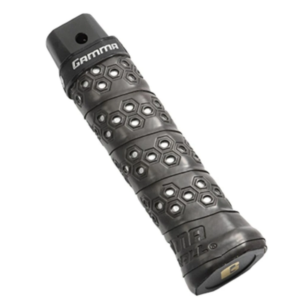 Gamma Honeycomb Pickleball Replacement Grip (Black/Silver) 2 Gamma Honeycomb Pickleball Replacement Grip (Black/Silver) - Image 2