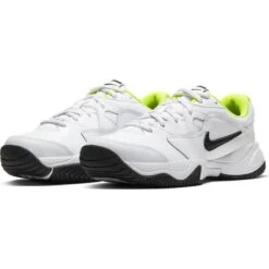 Nike Court Lite 2 Junior Tennis Shoe (White/Black/Green) -Head Store CD0440 104 PHCFH001 1000