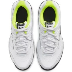 Nike Court Lite 2 Junior Tennis Shoe (White/Black/Green) -Head Store CD0440 104 PHCTH001 1000
