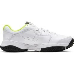 Nike Court Lite 2 Junior Tennis Shoe (White/Black/Green) -Head Store CD0440 104 PHSRH001 1000