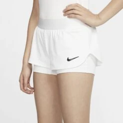Nike Girl's Court Dri-Fit Flex Shorts (White) 13 Nike Girl's Court Dri-Fit Flex Shorts (White) -Head Store CJ0948 100 PHSYM001 1000