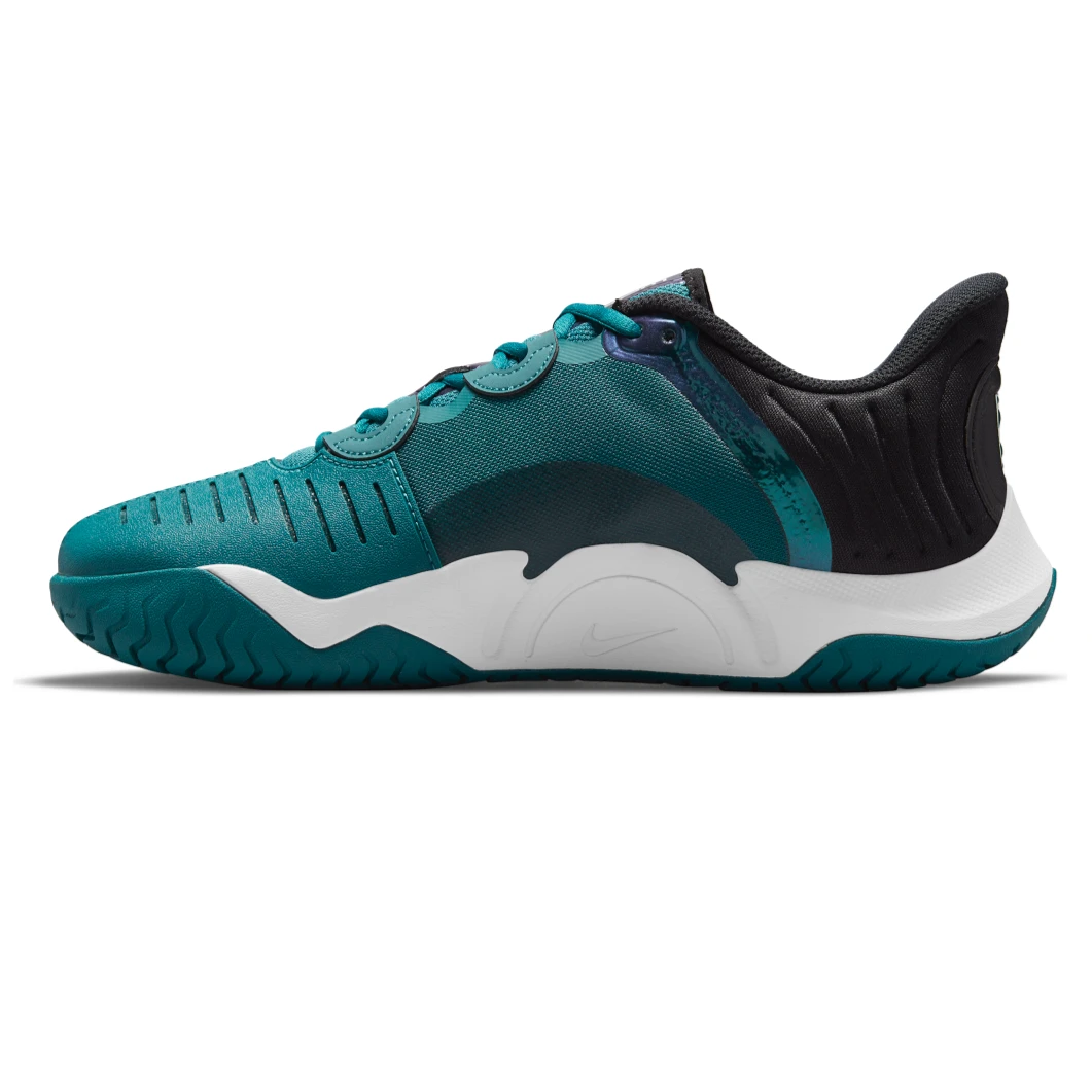 Nike Air Zoom GP Turbo Men's Tennis Shoe (Dark Green/White/Black) 2 Nike Air Zoom GP Turbo Men's Tennis Shoe (Dark Green/White/Black) - Image 2