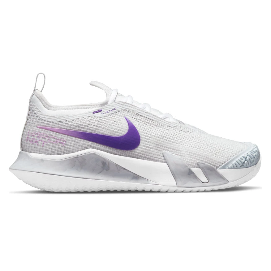 Nike React Vapor NXT Women's Tennis Shoe (Light Grey/Purple/Fuchsia) 1 Nike React Vapor NXT Women's Tennis Shoe (Light Grey/Purple/Fuchsia)