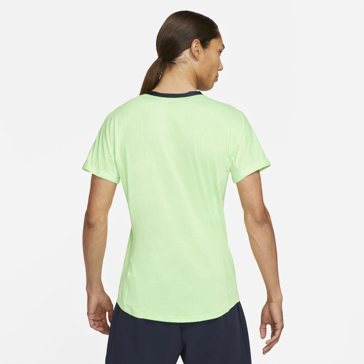 Nike Men's Rafa Dri-FIT ADV Top (Lime Glow/Obsidian) 2 Nike Men's Rafa Dri-FIT ADV Top (Lime Glow/Obsidian) - Image 2