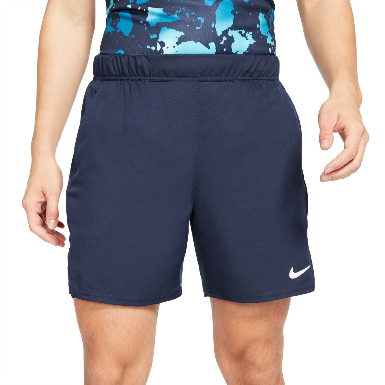 Nike Men's Dri-FIT Victory 7-Inch Shorts (Obsidian/White) 1 Nike Men's Dri-FIT Victory 7-Inch Shorts (Obsidian/White)