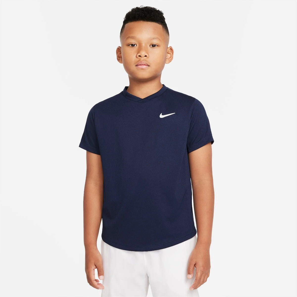 Nike Boys' Dri-FIT Victory Top (Obsidian/White) 1 Nike Boys' Dri-FIT Victory Top (Obsidian/White)