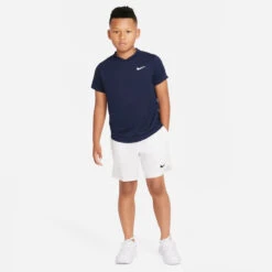 Nike Boys' Dri-FIT Victory Top (Obsidian/White) 12 Nike Boys' Dri-FIT Victory Top (Obsidian/White) -Head Store CV7565 451 PHSYM003 3144