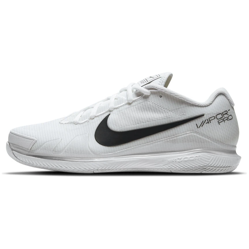 Nike Air Zoom Vapor Pro Men's Tennis Shoe (White/Black) 9 Nike Air Zoom Vapor Pro Men's Tennis Shoe (White/Black) - Image 9