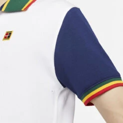 Nike Men's Dri-FIT Slim-Fit NYC Slam Polo (White/Binary Blue) -Head Store DA4379 100 PHSYM003 3144