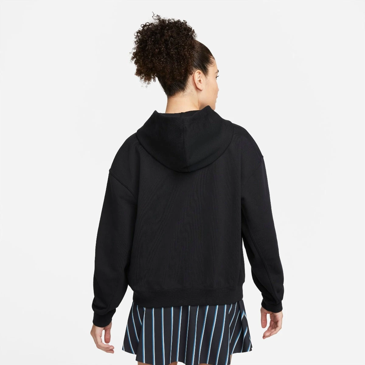 Nike Women's Fleece Heritage Tennis Hoodie (Black) 2 Nike Women's Fleece Heritage Tennis Hoodie (Black) - Image 2