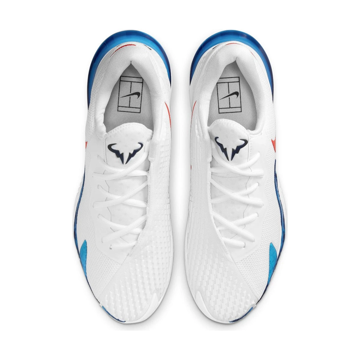 Nike Zoom Vapor Cage 4 Rafa Men's Tennis Shoe (White/Red/Blue) 5 Nike Zoom Vapor Cage 4 Rafa Men's Tennis Shoe (White/Red/Blue) - Image 5