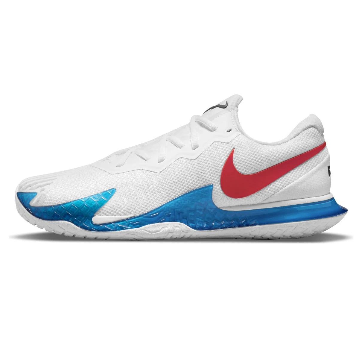 Nike Zoom Vapor Cage 4 Rafa Men's Tennis Shoe (White/Red/Blue) 9 Nike Zoom Vapor Cage 4 Rafa Men's Tennis Shoe (White/Red/Blue) - Image 9