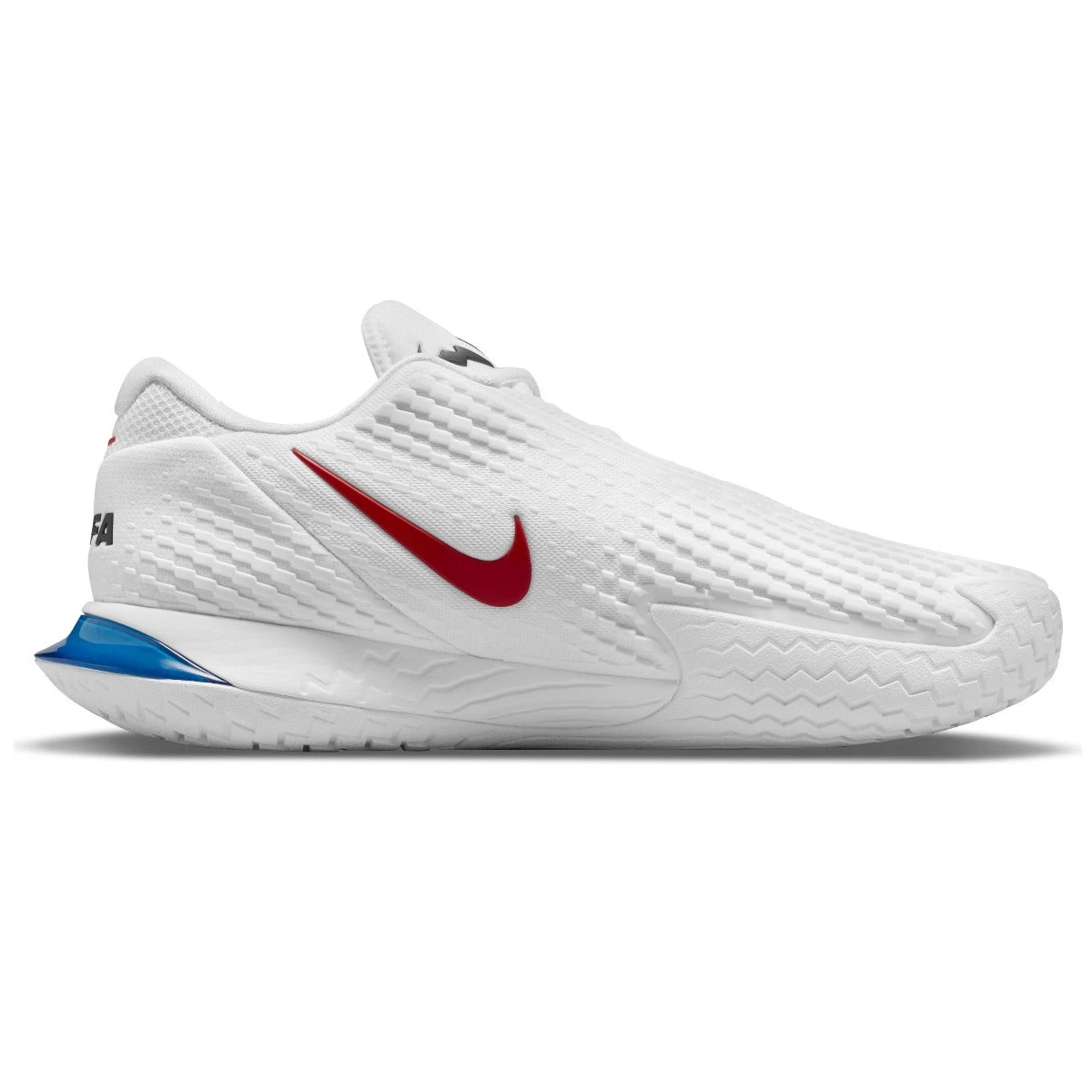 Nike Zoom Vapor Cage 4 Rafa Men's Tennis Shoe (White/Red/Blue) 10 Nike Zoom Vapor Cage 4 Rafa Men's Tennis Shoe (White/Red/Blue) - Image 10