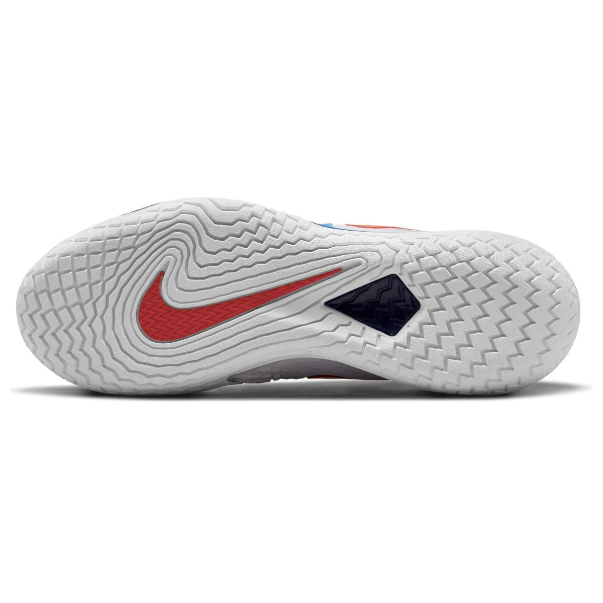 Nike Zoom Vapor Cage 4 Rafa Men's Tennis Shoe (White/Red/Blue) 3 Nike Zoom Vapor Cage 4 Rafa Men's Tennis Shoe (White/Red/Blue) - Image 3