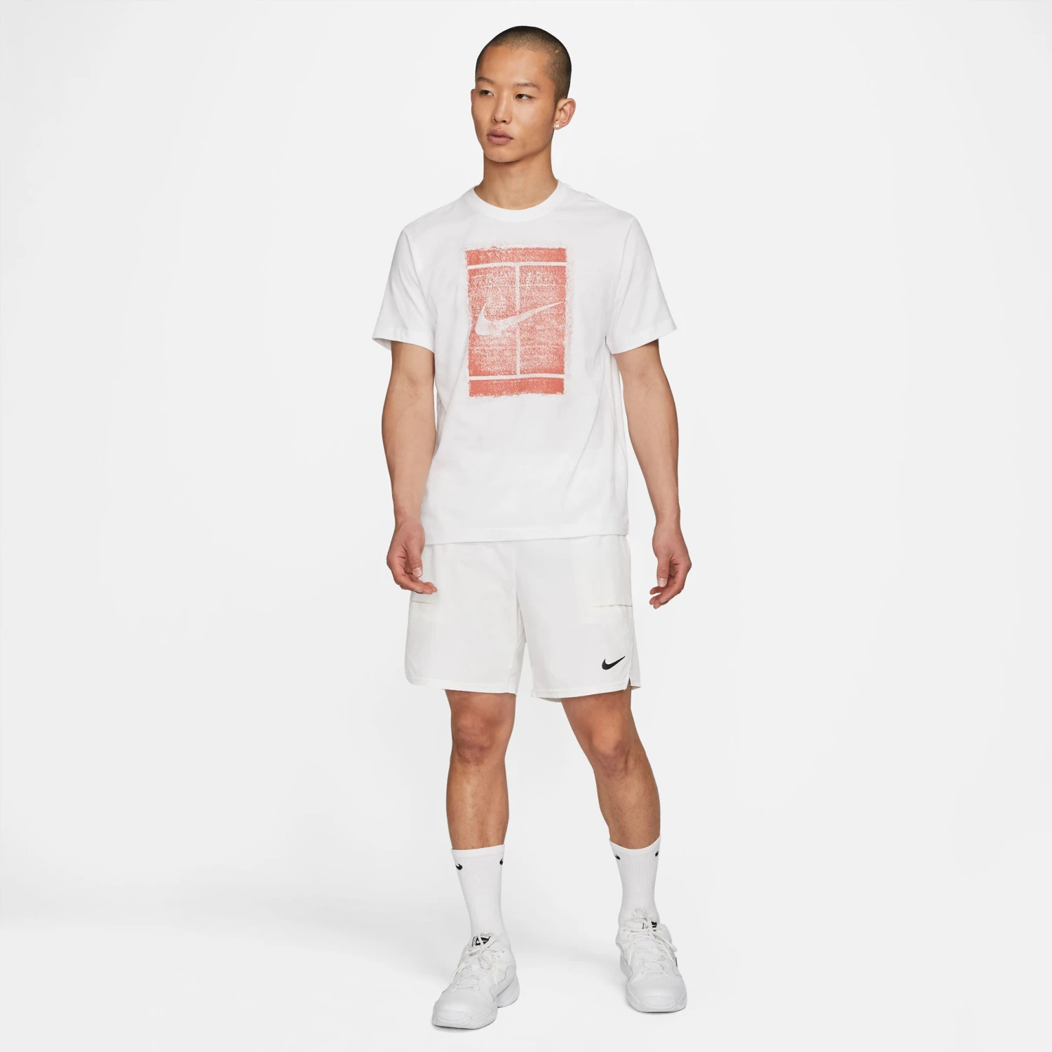Nike Men's Seasonal Top (White/Martian Sunrise) 4 Nike Men's Seasonal Top (White/Martian Sunrise) - Image 4