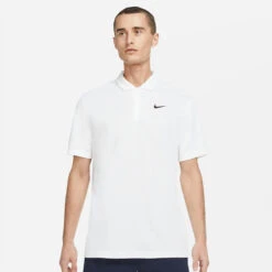 Nike Men's Dri-FIT Victory Solid Polo (White)