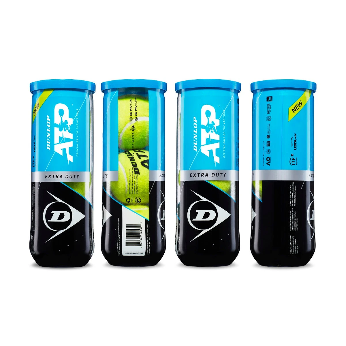 Dunlop ATP Extra Duty Tennis Balls 4 Dunlop ATP Extra Duty Tennis Balls - Image 4