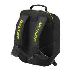 Dunlop SX Performance Backpack Racquet Bag (Black/Yellow) -Head Store DT20 10295189 SX PERFORMANCE BACKPACK BLK YLW 3