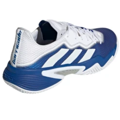 Adidas Barricade Men's Tennis Shoe (Royal Blue/Cloud White/Silver Metallic) -Head Store FZ3936 FTW photo back lateral top white