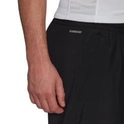 Adidas Men's Club 3 Stripes Shorts (Black/White) -Head Store GL5411 APP on model detail 1 white
