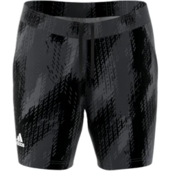 Adidas Men's Primeblue Printed 7 Inch Shorts (Grey Five/Black) 18 Adidas Men's Primeblue Printed 7 Inch Shorts (Grey Five/Black) -Head Store GS4938 APP virtual front white