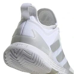Adidas Adizero Ubersonic 4 Women's Tennis Shoe (White/Silver/Grey) -Head Store GW2513 9 FOOTWEAR Photography DetailView2 white