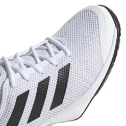 Adidas CourtFlash Men's Tennis Shoe (White/Black) -Head Store GW2518 8 FOOTWEAR Photography DetailView1 white