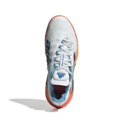 Adidas Barricade Men's Tennis Shoe (Blue/White/Orange) -Head Store GW2963 3 FOOTWEAR Photography TopPortraitView white