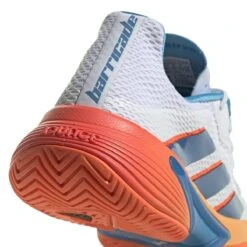 Adidas Barricade Men's Tennis Shoe (Blue/White/Orange) -Head Store GW2963 8 FOOTWEAR Photography DetailView1 white