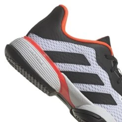 Adidas Barricade Junior Tennis Shoe (White/Black/Red) -Head Store GW2996 8 FOOTWEAR Photography DetailView1 white