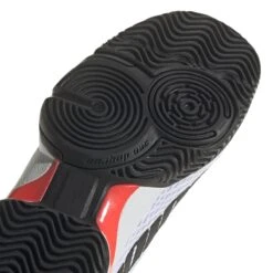 Adidas Barricade Junior Tennis Shoe (White/Black/Red) -Head Store GW2996 9 FOOTWEAR Photography DetailView2 white