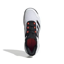 Adidas Ubersonic 4 Junior Tennis Shoe (White/Black/Red) -Head Store GW2997 3 FOOTWEAR Photography TopPortraitView white
